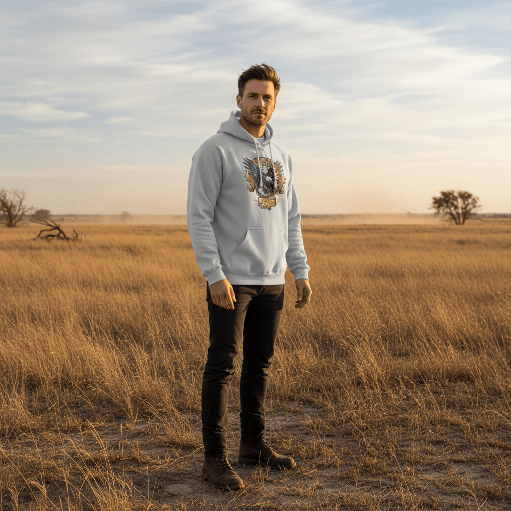 Unisex Graphic Hoodie - EAGLE AF | US Celebrates 250