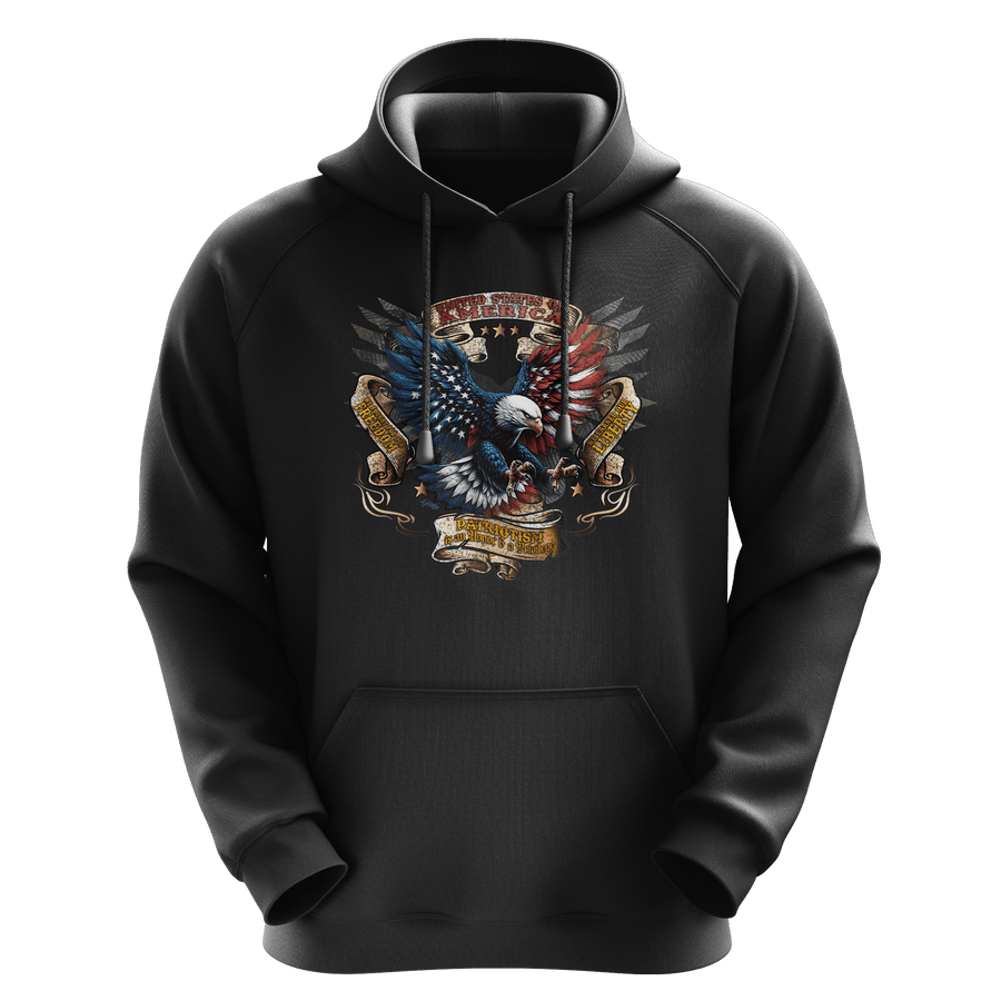 Unisex Graphic Hoodie - EAGLE AF | US Celebrates 250