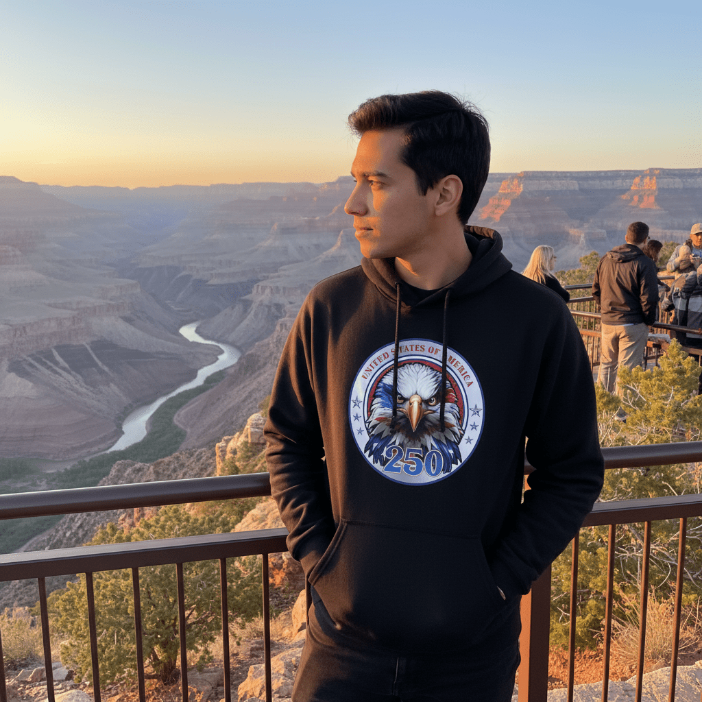 Unisex Graphic Hoodie - EG CRST | US Celebrates 250 Official