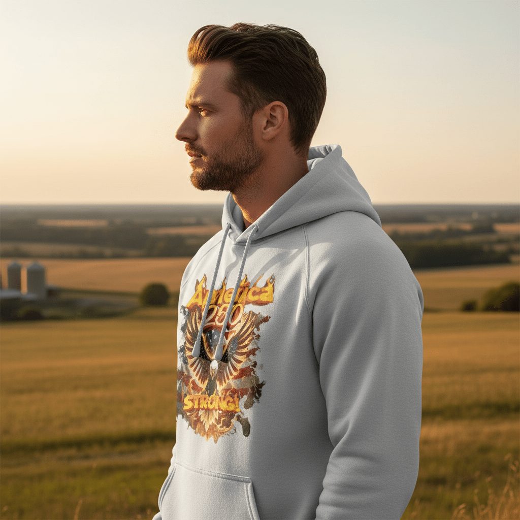 US Celebrates 250 Unisex Graphic Hoodie - EG FR - US Celebrates 250