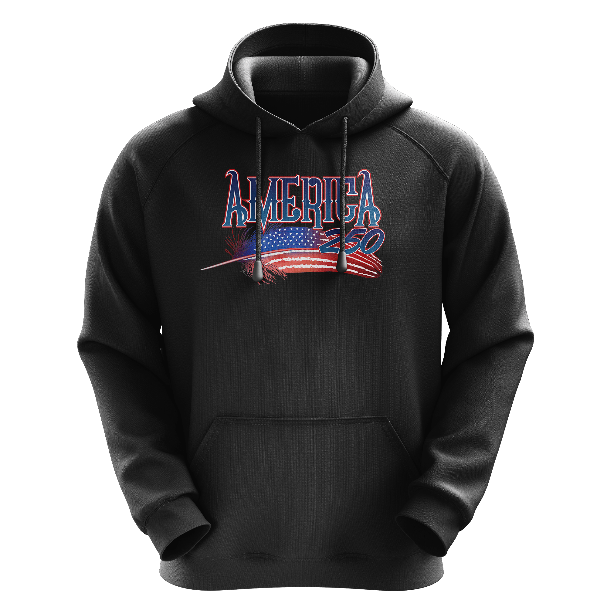 US Celebrates 250 Unisex Graphic Hoodie - FEATHER - US Celebrates 250