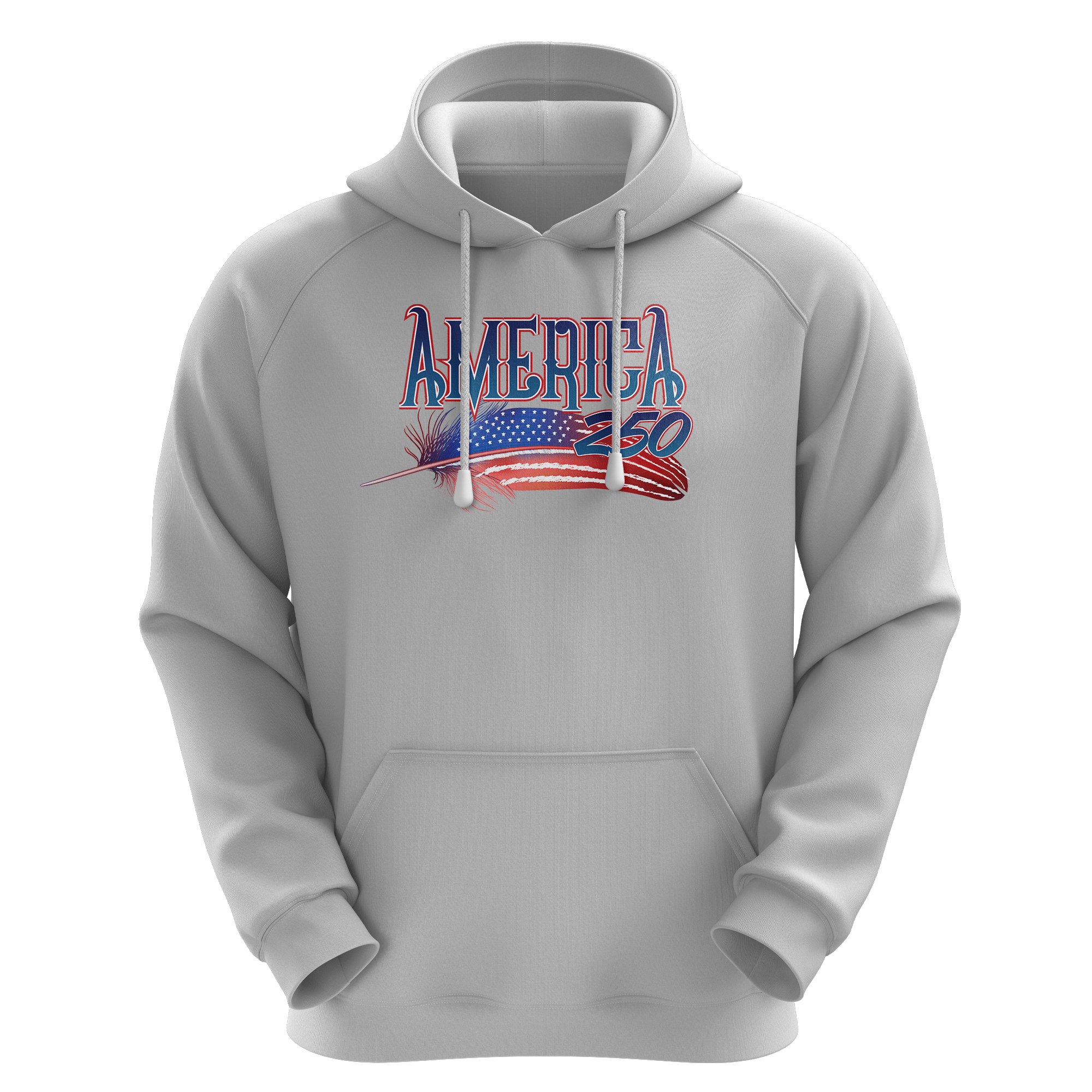 US Celebrates 250 Unisex Graphic Hoodie - FEATHER - US Celebrates 250
