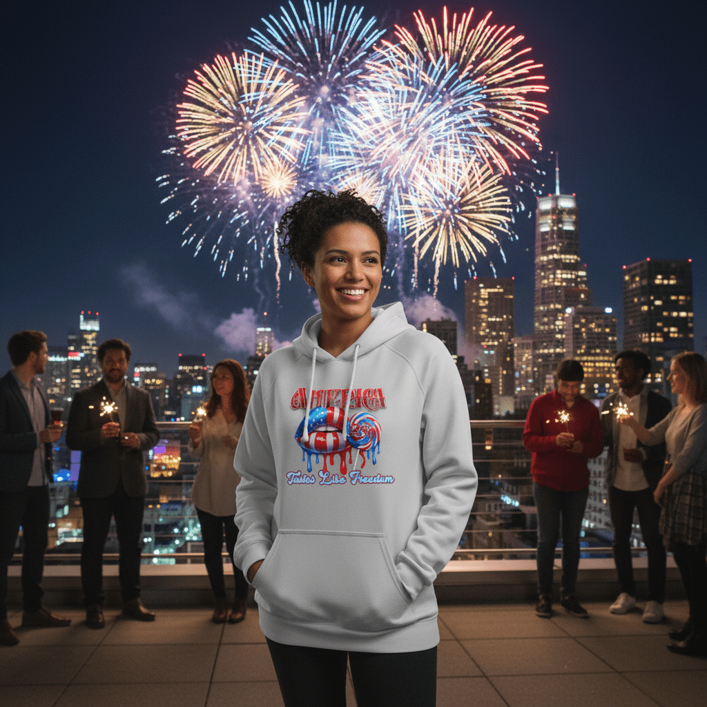 US Celebrates 250 Unisex Graphic Hoodie - FREEDOM - US Celebrates 250