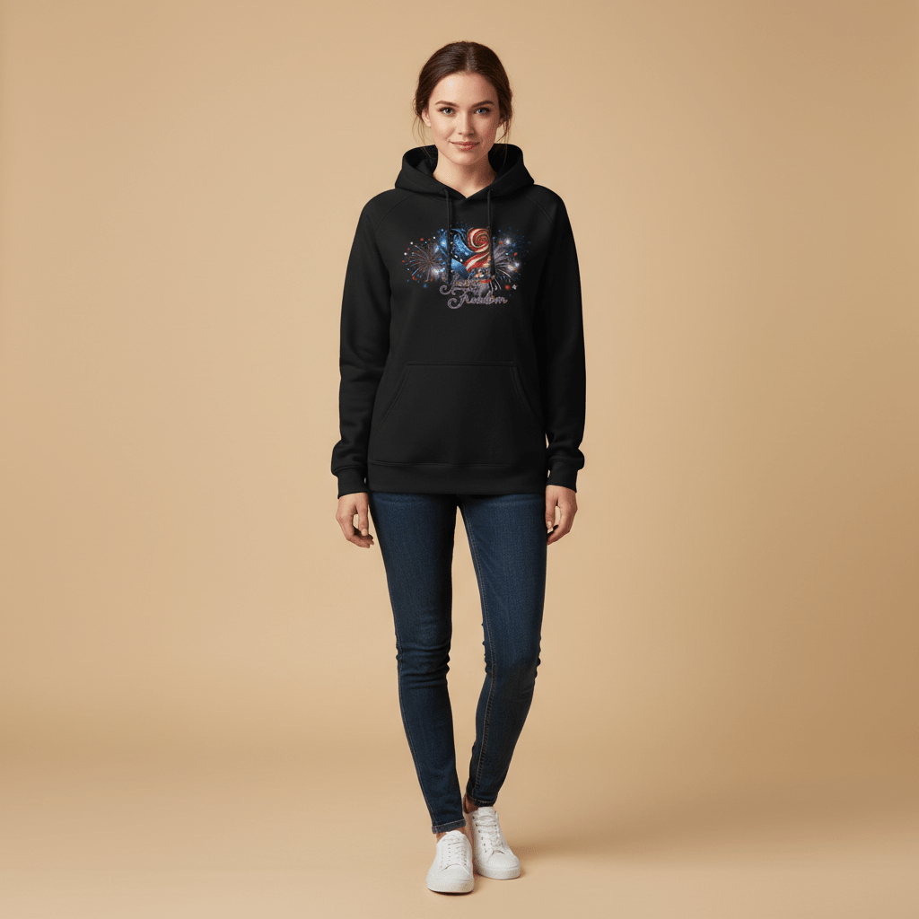US Celebrates 250 Unisex Graphic Hoodie - HEART - US Celebrates 250