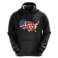 Unisex Graphic Hoodie - LBRT MAP | US Celebrates 250 Apparel