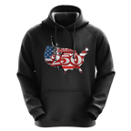 Unisex Graphic Hoodie - LBRT MAP | US Celebrates 250 Apparel