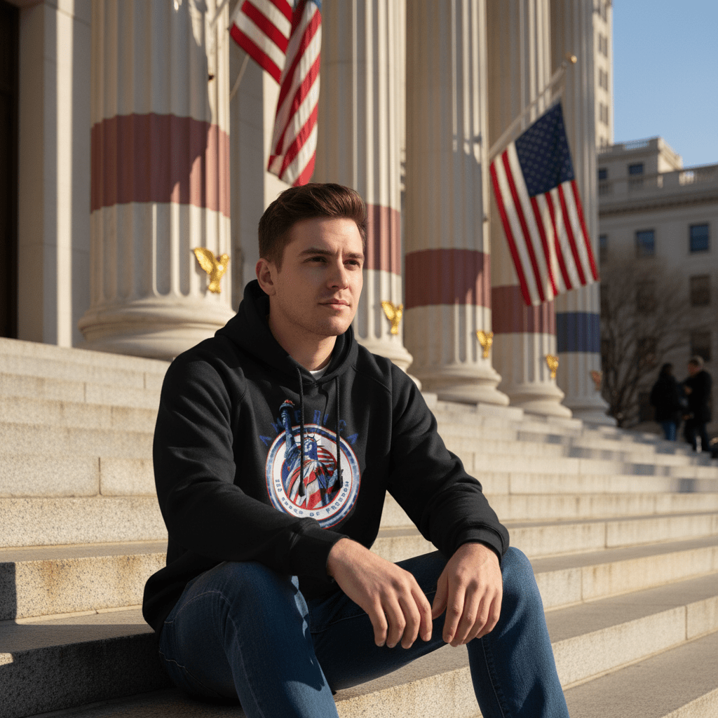 US Celebrates 250 Unisex Graphic Hoodie - LBRT250 - 2 - US Celebrates 250