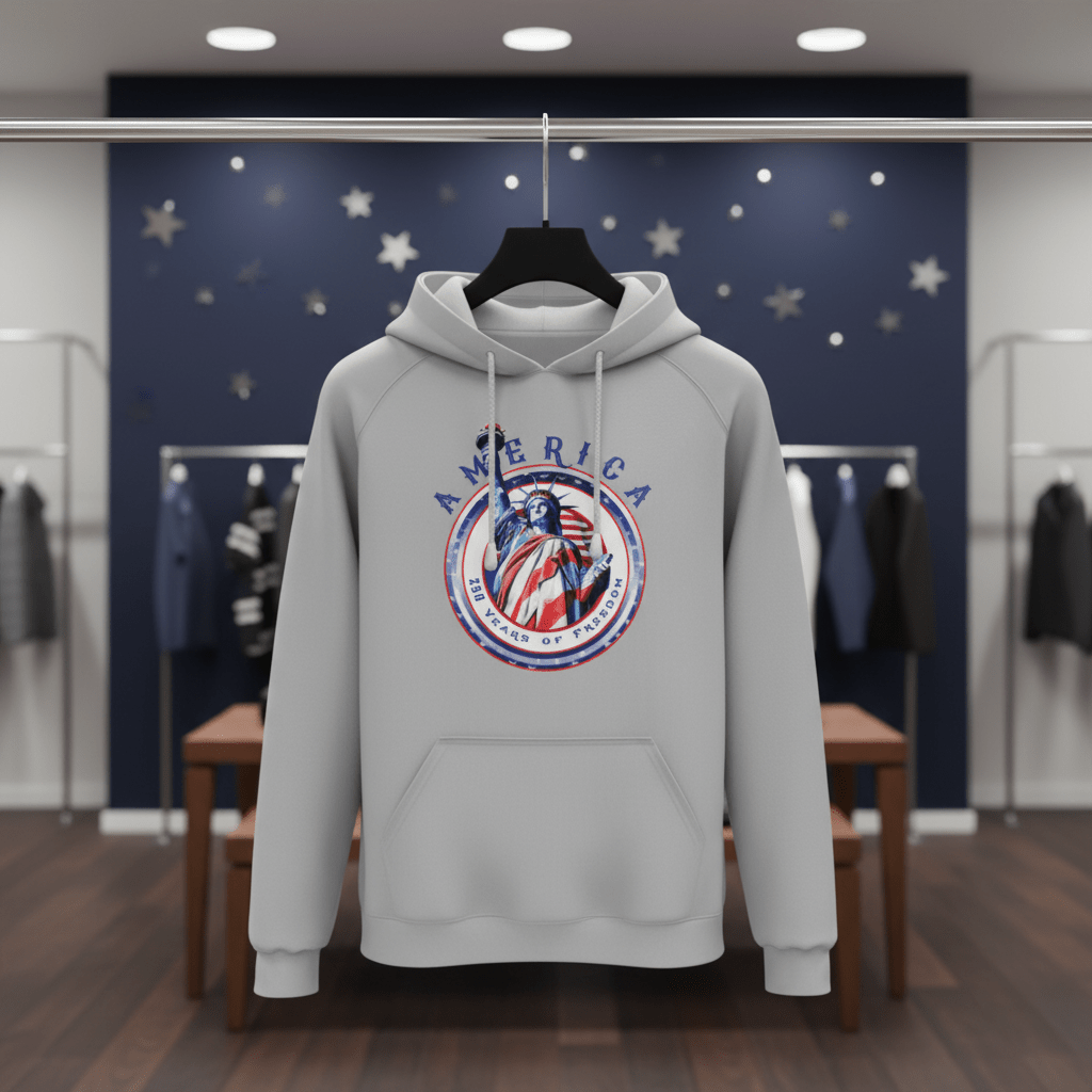 US Celebrates 250 Unisex Graphic Hoodie - LBRT250 - 2 - US Celebrates 250