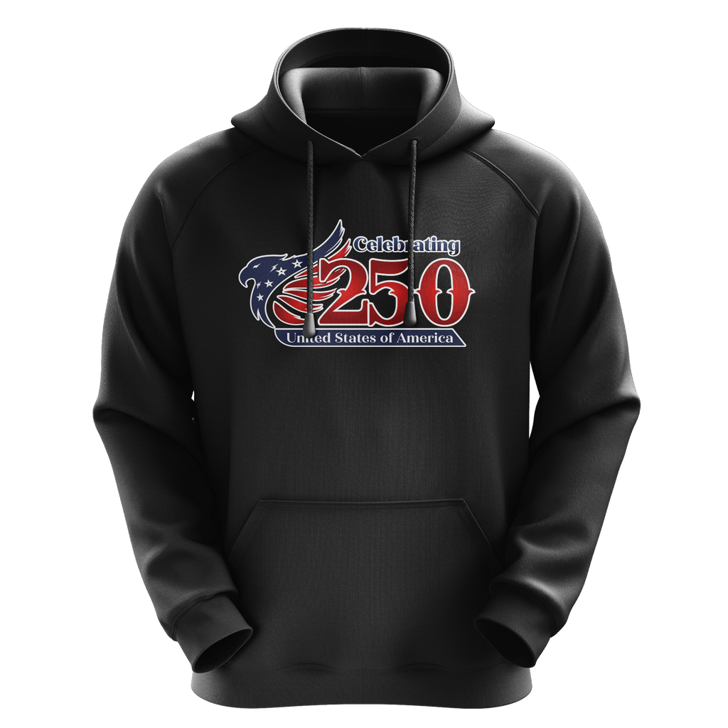 US Celebrates 250 Unisex Graphic Hoodie - MAIN LOGO - US Celebrates 250