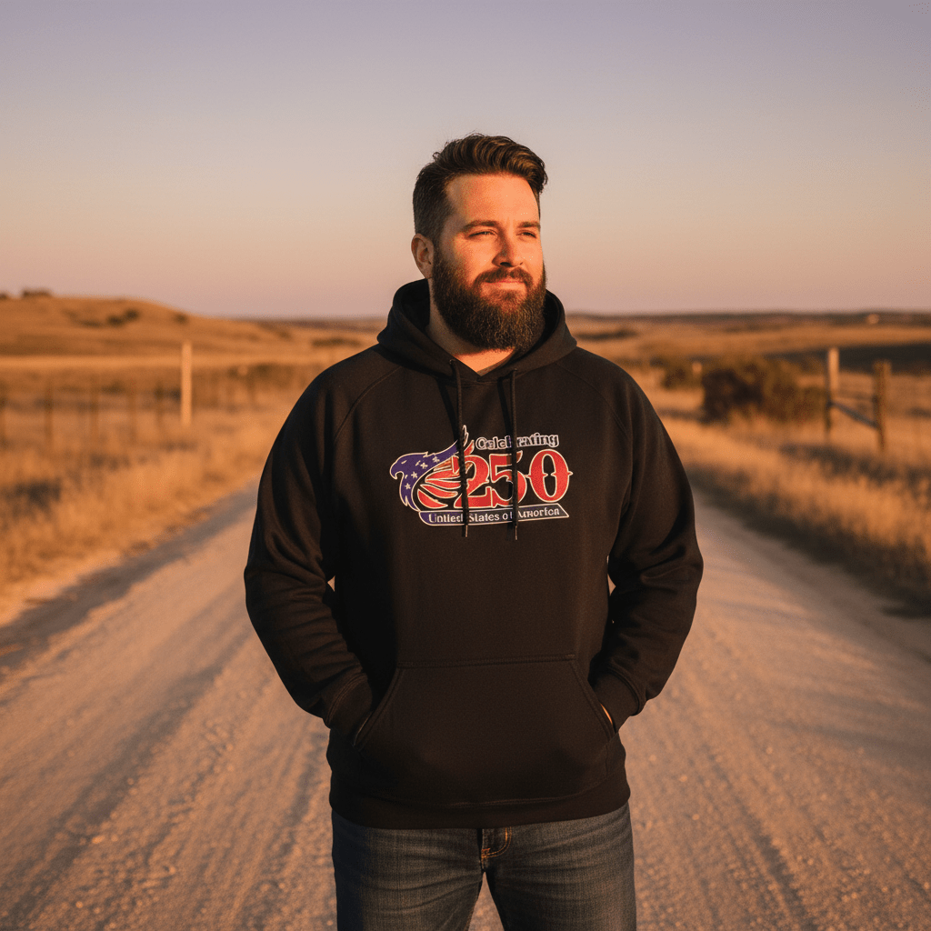 US Celebrates 250 Unisex Graphic Hoodie - MAIN LOGO - US Celebrates 250