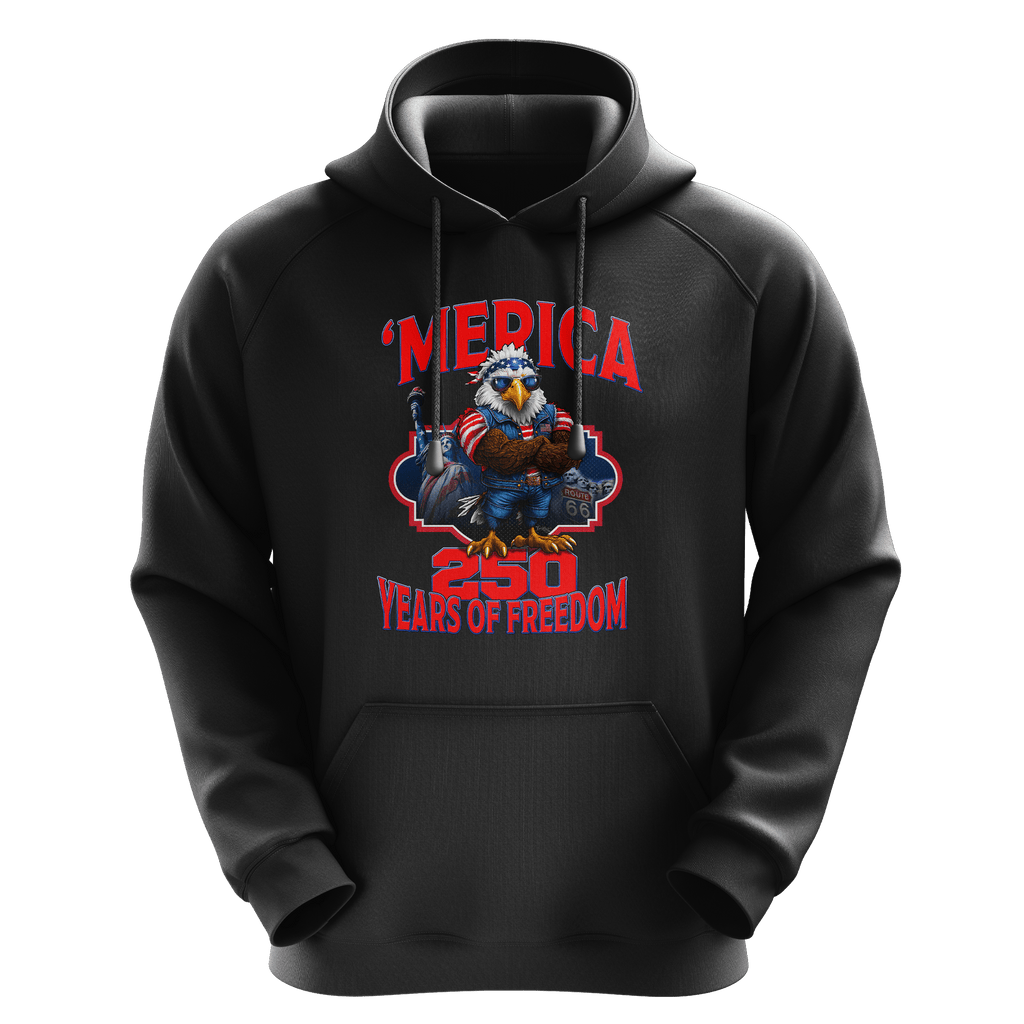Unisex Graphic Hoodie - MERICA EG US Celebrates 250 Official