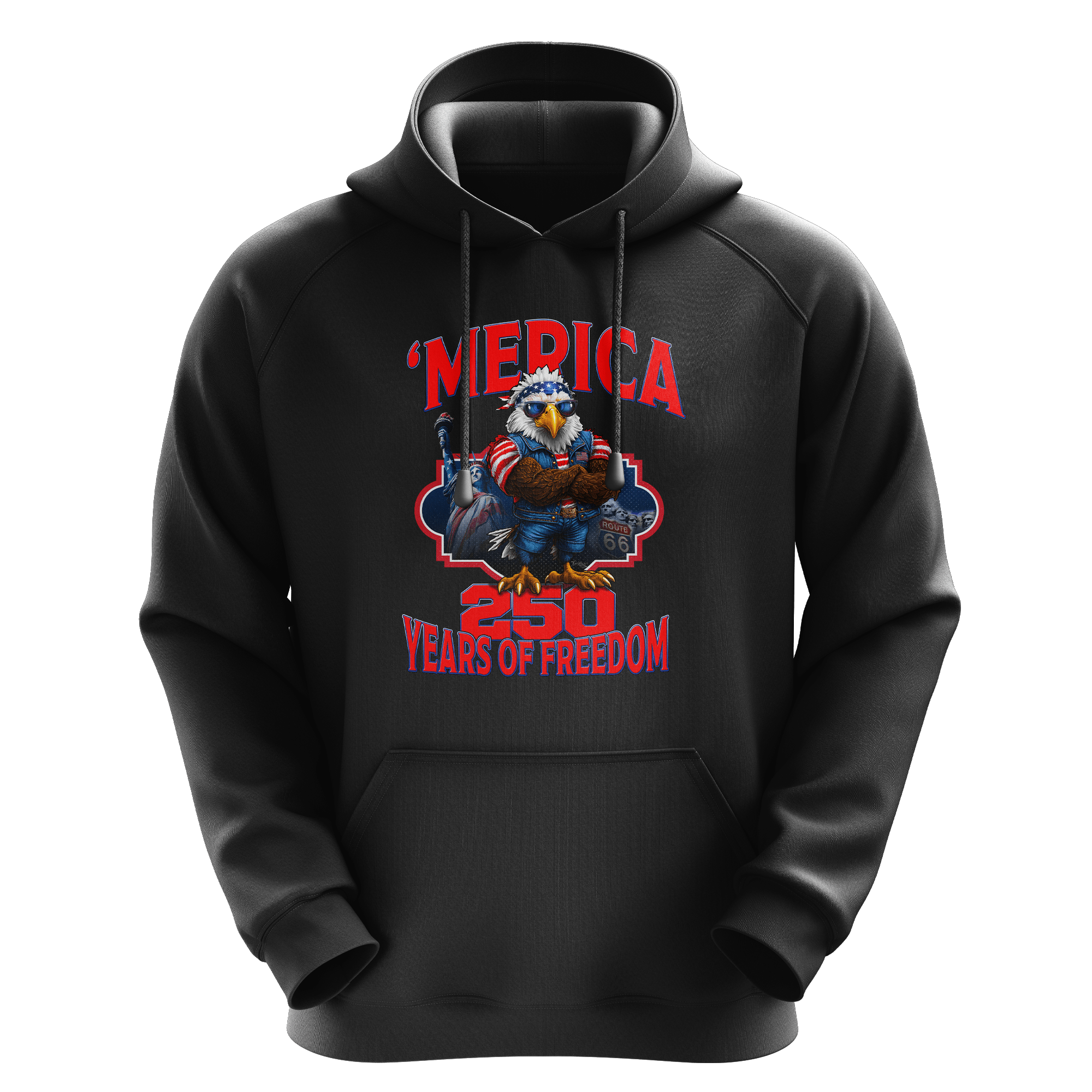 US Celebrates 250 Unisex Graphic Hoodie - MERICA EG - US Celebrates 250