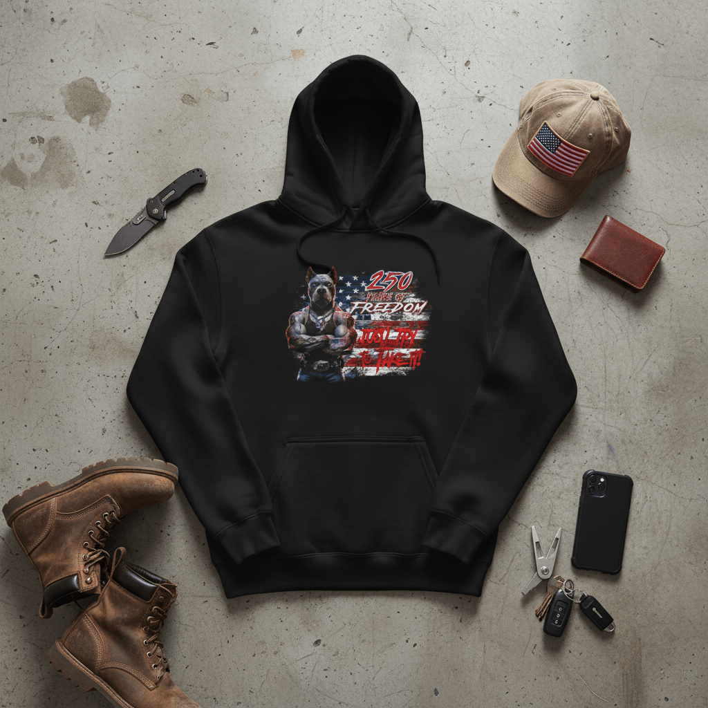 US Celebrates 250 Unisex Graphic Hoodie - PIT JTTTI - US Celebrates 250