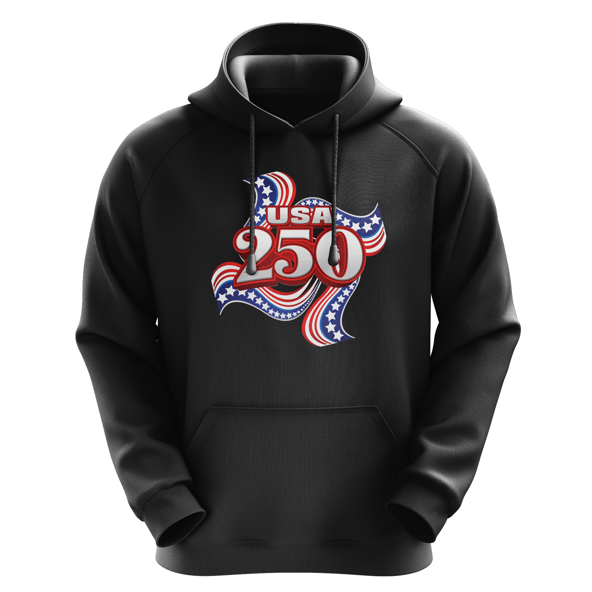 US Celebrates 250 Unisex Graphic Hoodie - RIBBON - US Celebrates 250