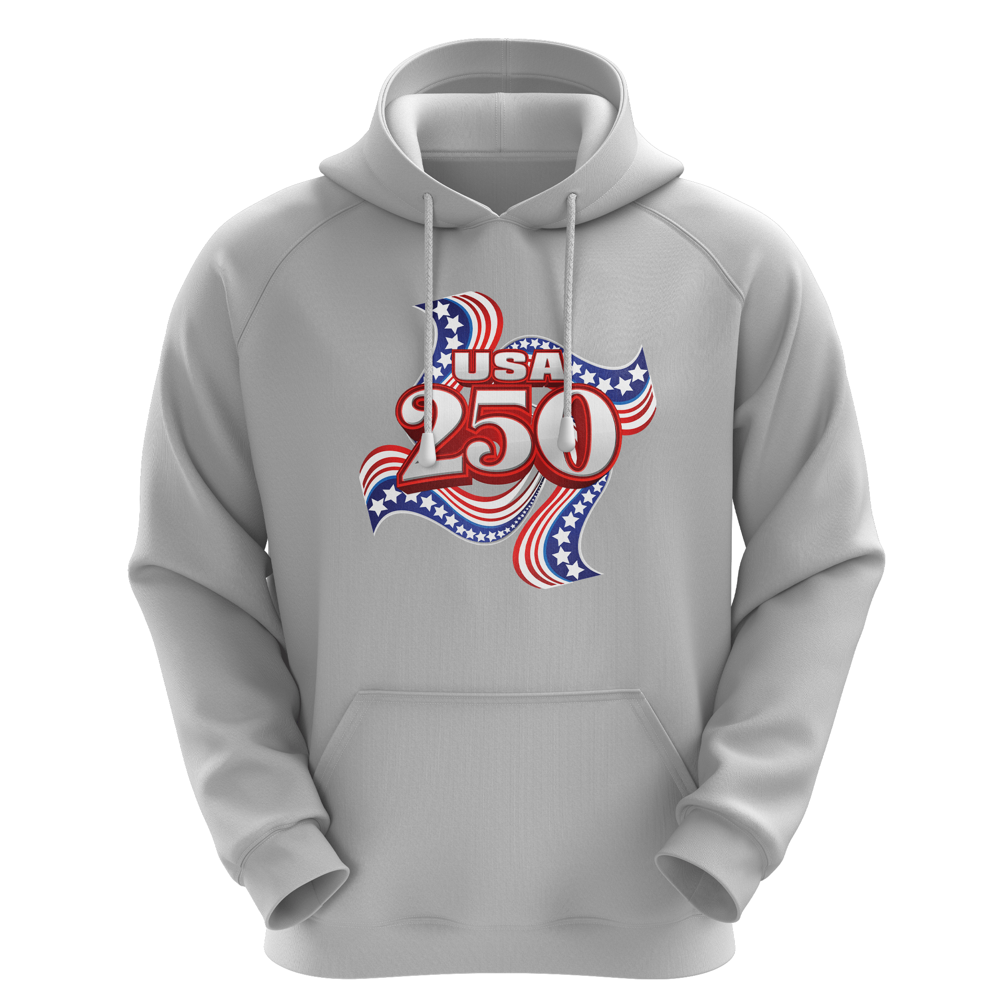 US Celebrates 250 Unisex Graphic Hoodie - RIBBON - US Celebrates 250