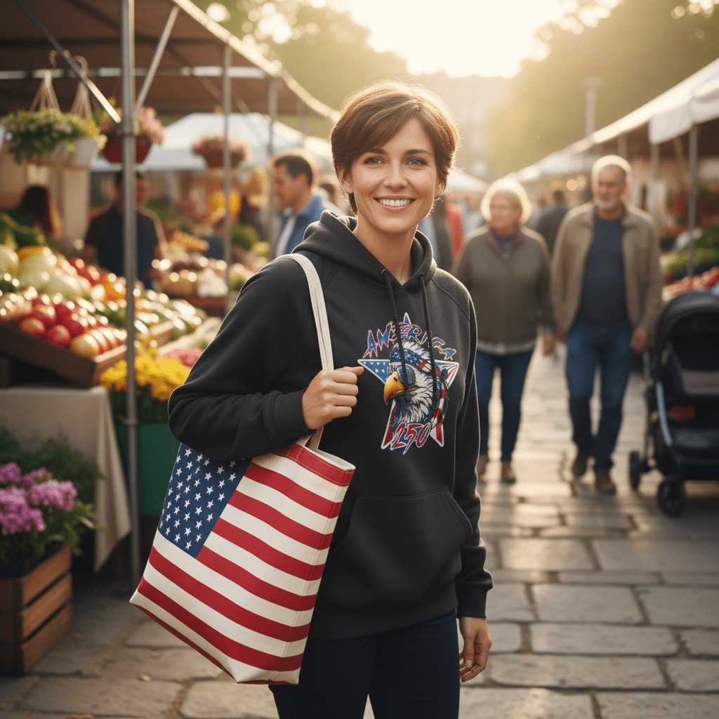 US Celebrates 250 Unisex Graphic Hoodie - SPRSTR EG - US Celebrates 250