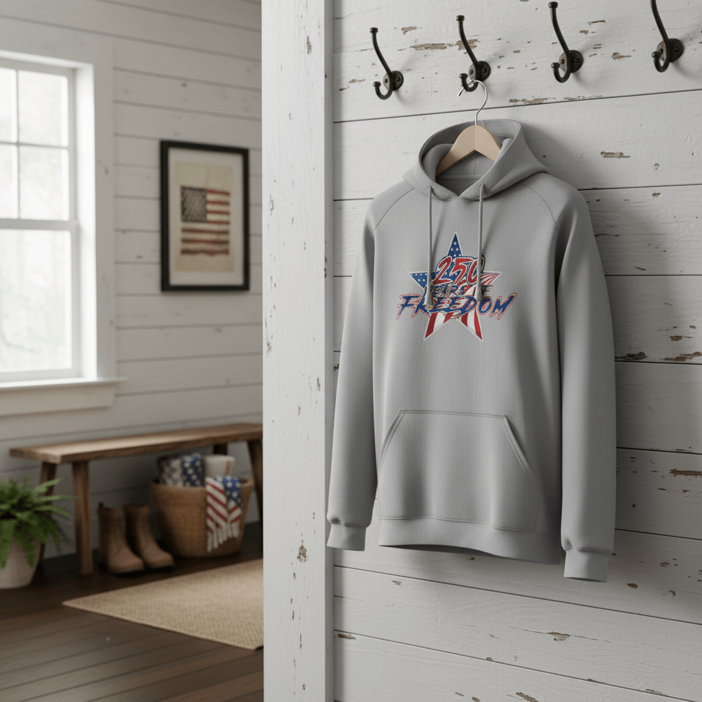 Unisex Graphic Hoodie - STAR FREE | US Celebrates 250 Gear !