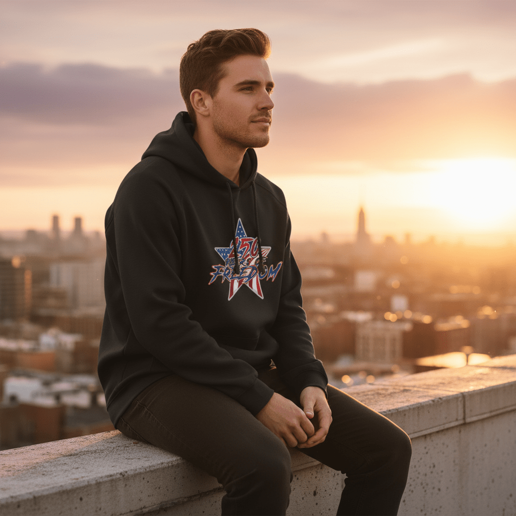 US Celebrates 250 Unisex Graphic Hoodie - STAR FREE - US Celebrates 250