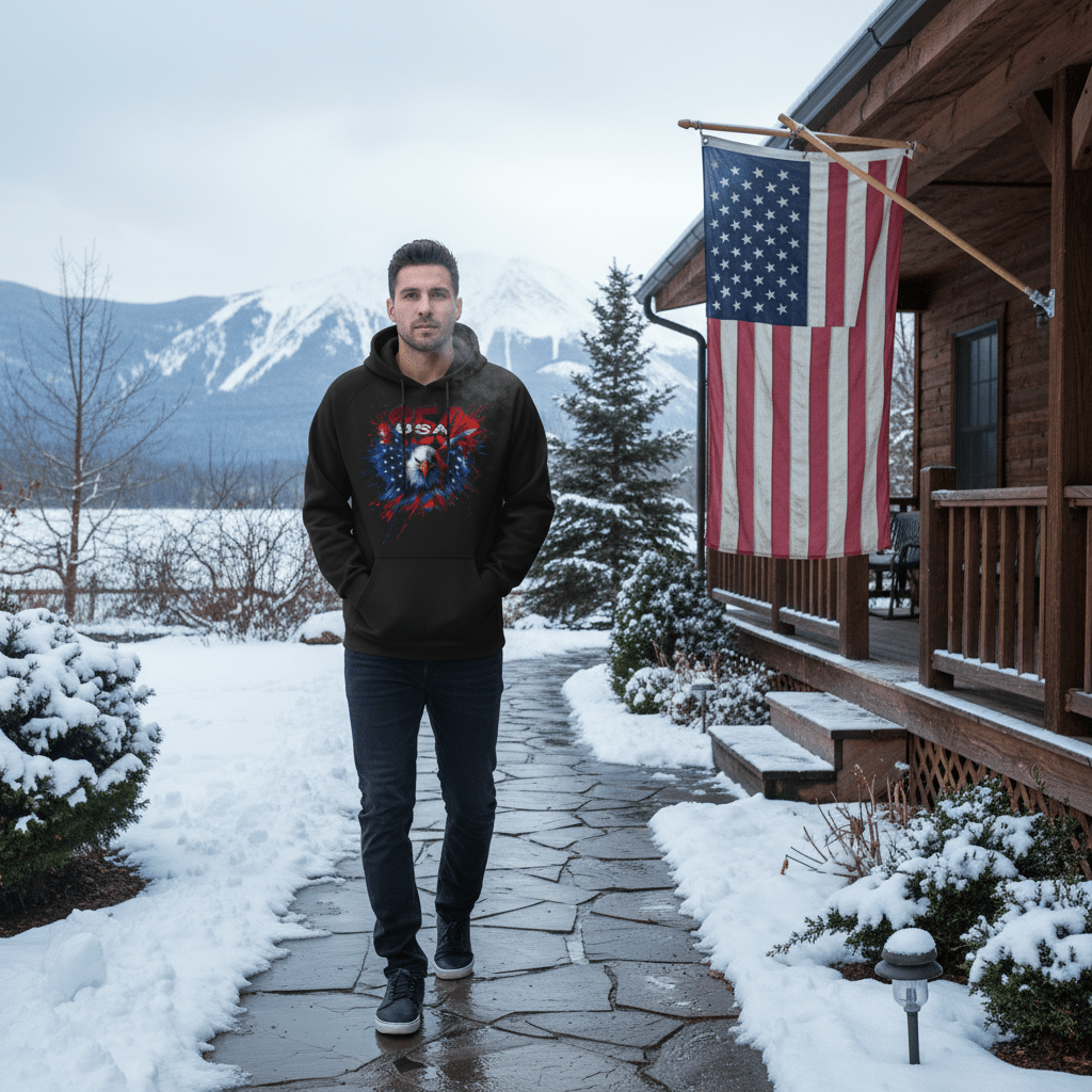 US Celebrates 250 Unisex Graphic Hoodie - WTP EAGLE - US Celebrates 250