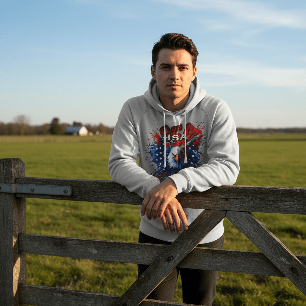 US Celebrates 250 Unisex Graphic Hoodie - WTP EAGLE - US Celebrates 250