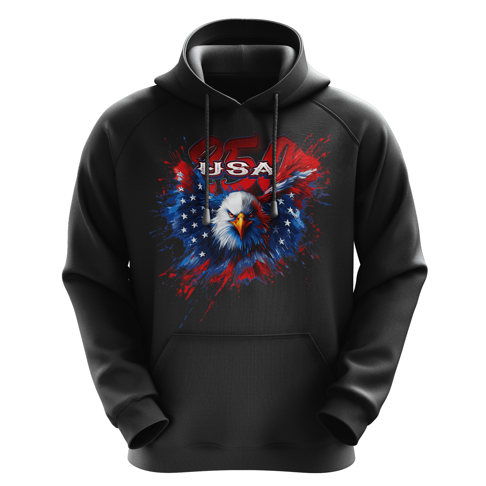 US Celebrates 250 Unisex Graphic Hoodie - WTP EAGLE - US Celebrates 250