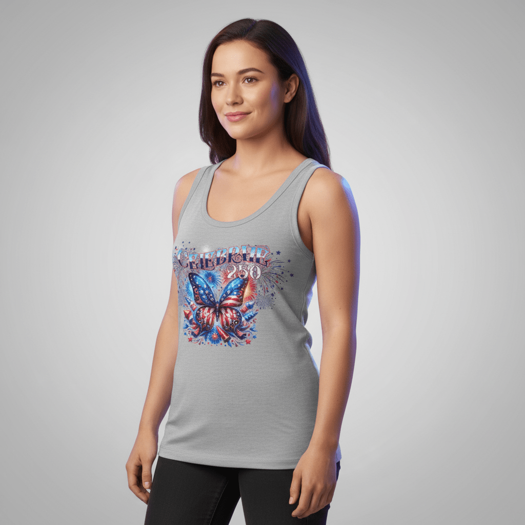 US Celebrates 250 Unisex Tank Top - BUTTERFLY - US Celebrates 250