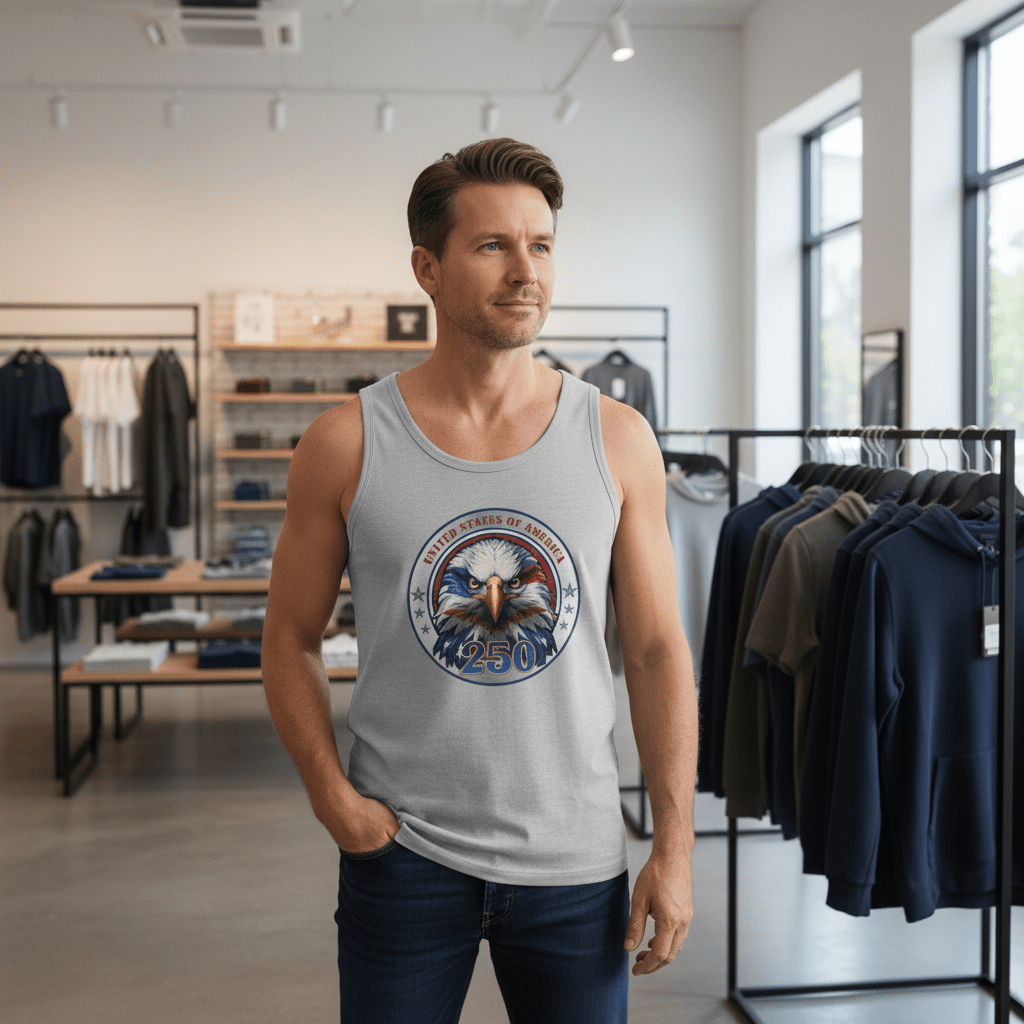 US Celebrates 250 Unisex Tank Top - EG CRST - US Celebrates 250