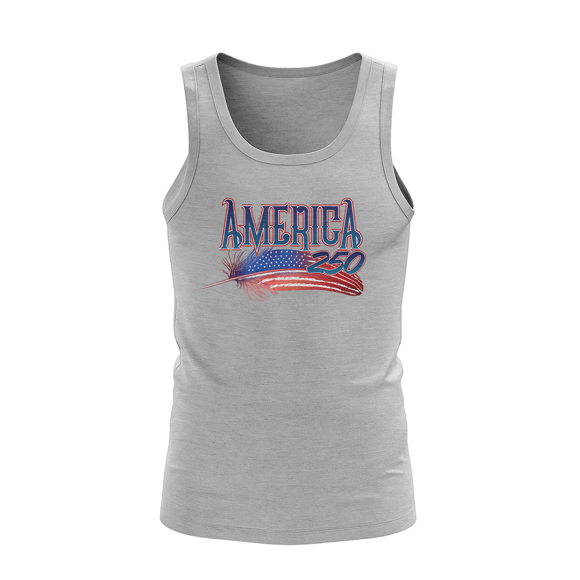 US Celebrates 250 Unisex Tank Top - FEATHER - US Celebrates 250