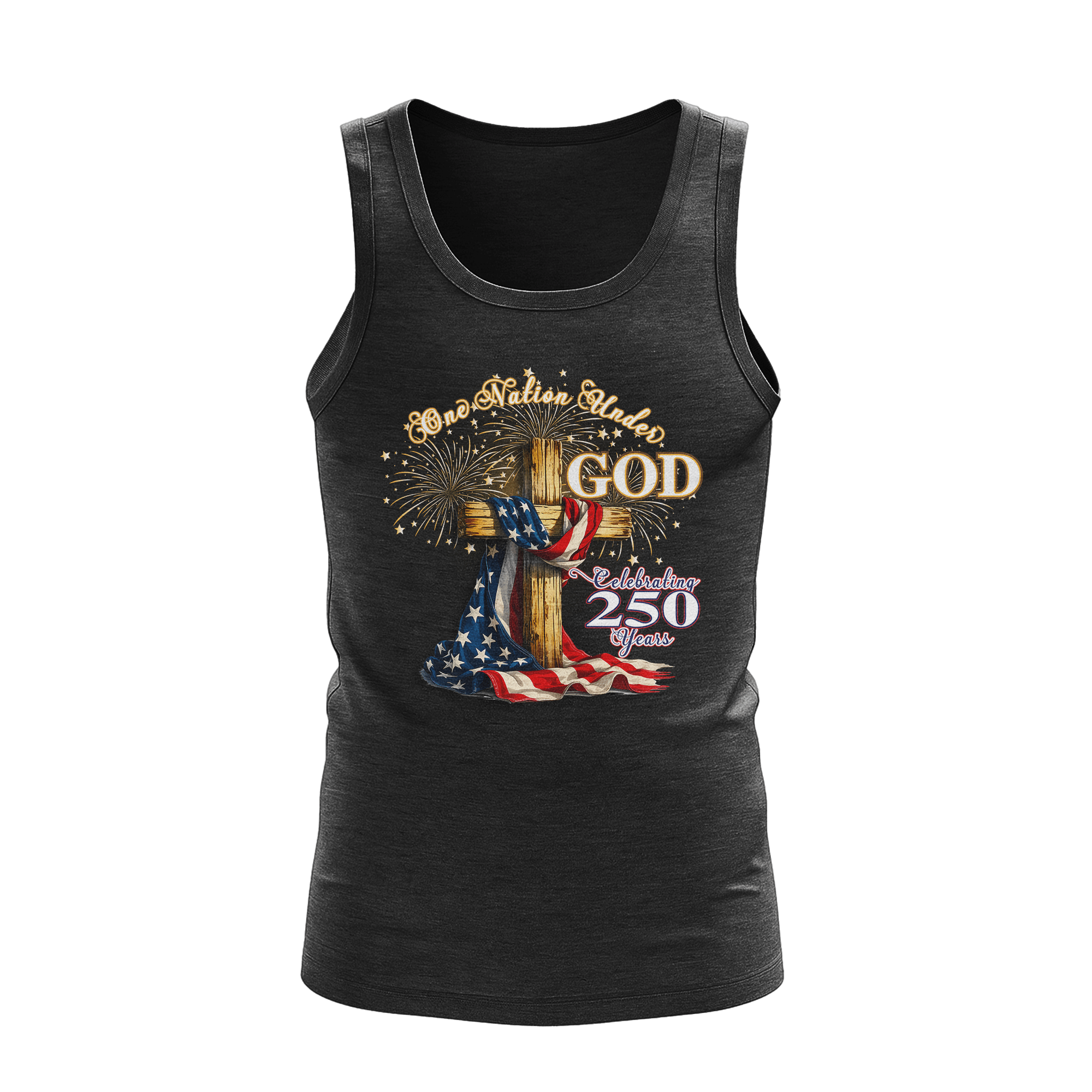 US Celebrates 250 Unisex Tank Top - GOD - N - CTY - US Celebrates 250