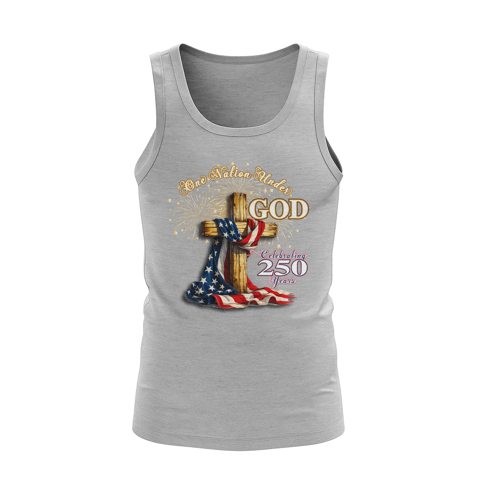 US Celebrates 250 Unisex Tank Top - GOD - N - CTY - US Celebrates 250