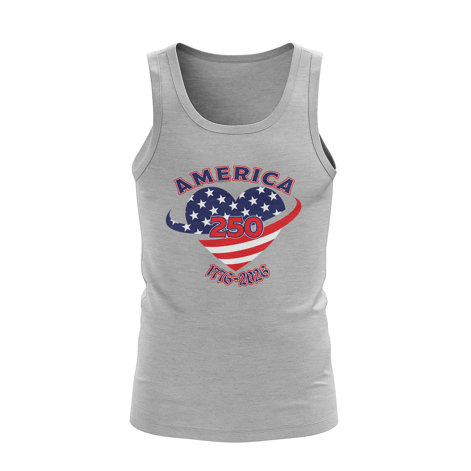 US Celebrates 250 Unisex Tank Top - HEART - US Celebrates 250