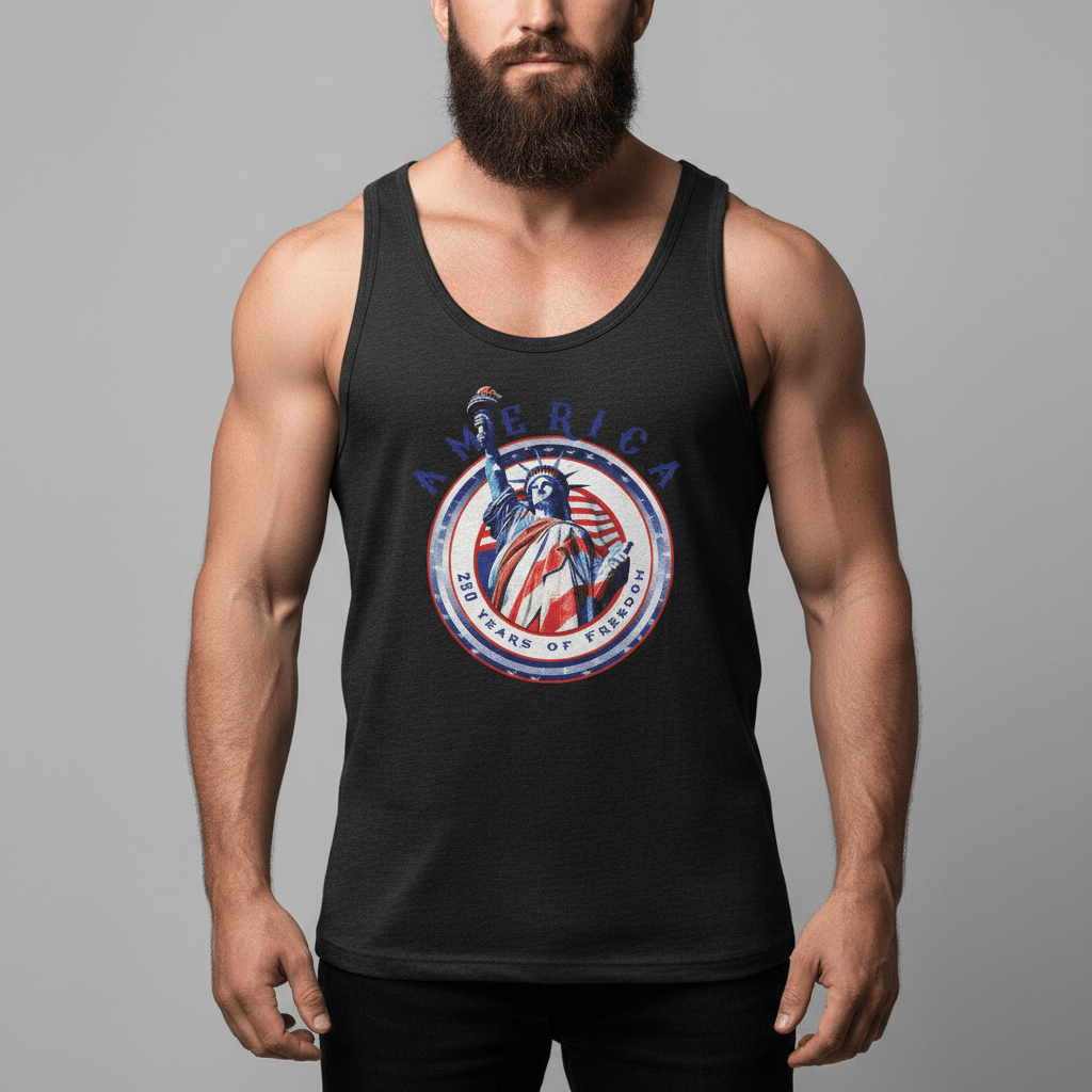 US Celebrates 250 Unisex Tank Top - LBRT250 - 2 - US Celebrates 250