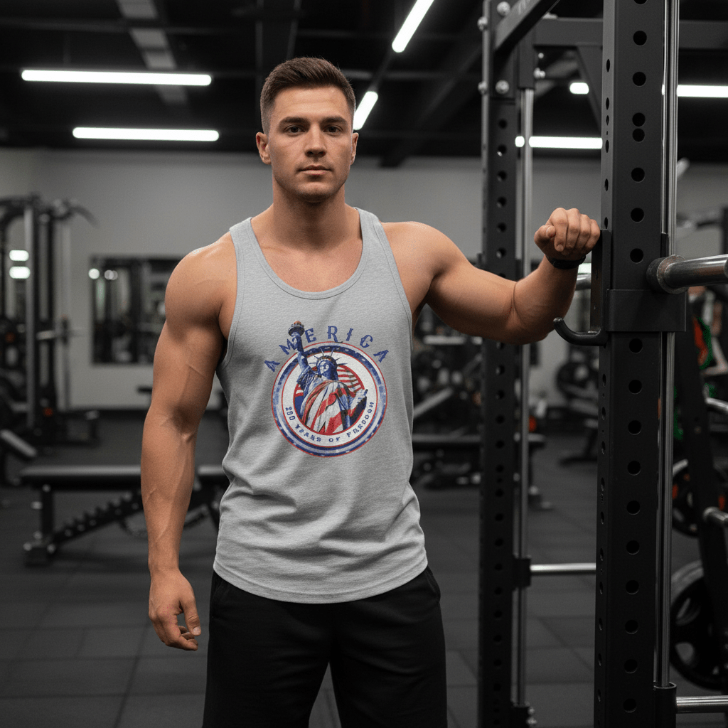 US Celebrates 250 Unisex Tank Top - LBRT250 - 2 - US Celebrates 250