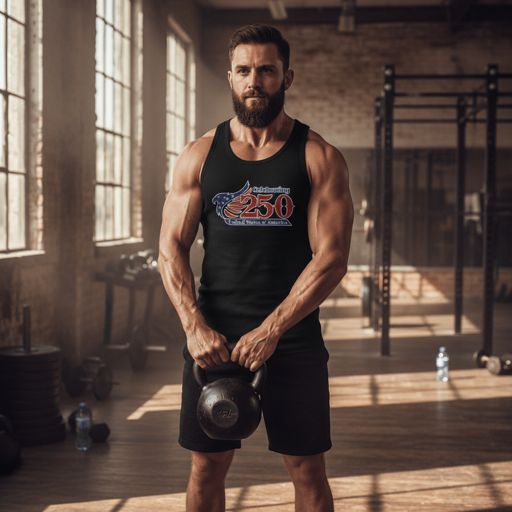 US Celebrates 250 Unisex Tank Top - MAIN LOGO - US Celebrates 250