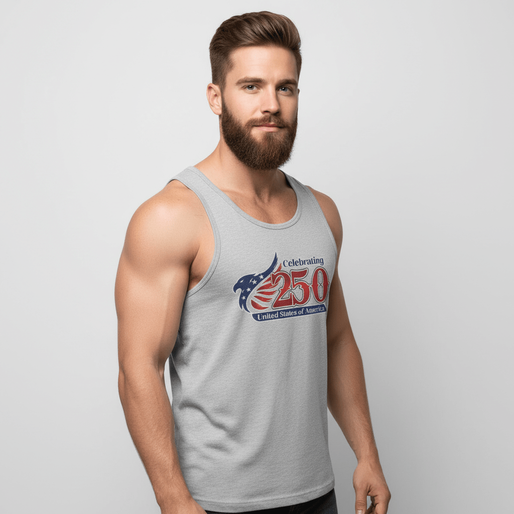 US Celebrates 250 Unisex Tank Top - MAIN LOGO - US Celebrates 250