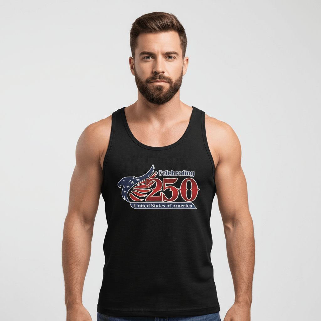 US Celebrates 250 Unisex Tank Top - MAIN LOGO - US Celebrates 250