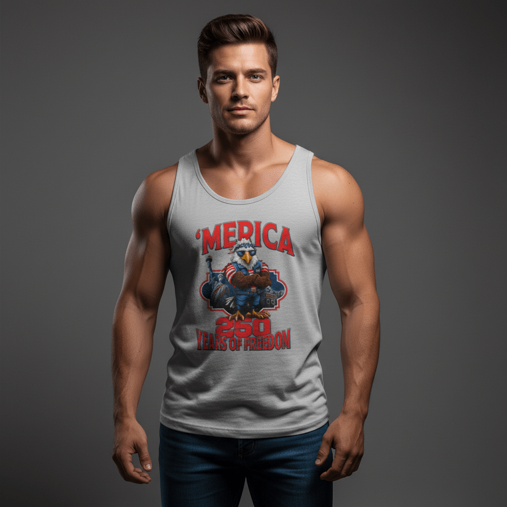 US Celebrates 250 Unisex Tank Top - MERICA EG - US Celebrates 250