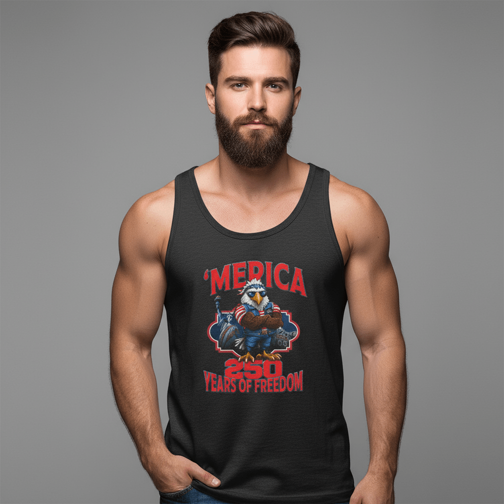 US Celebrates 250 Unisex Tank Top - MERICA EG - US Celebrates 250