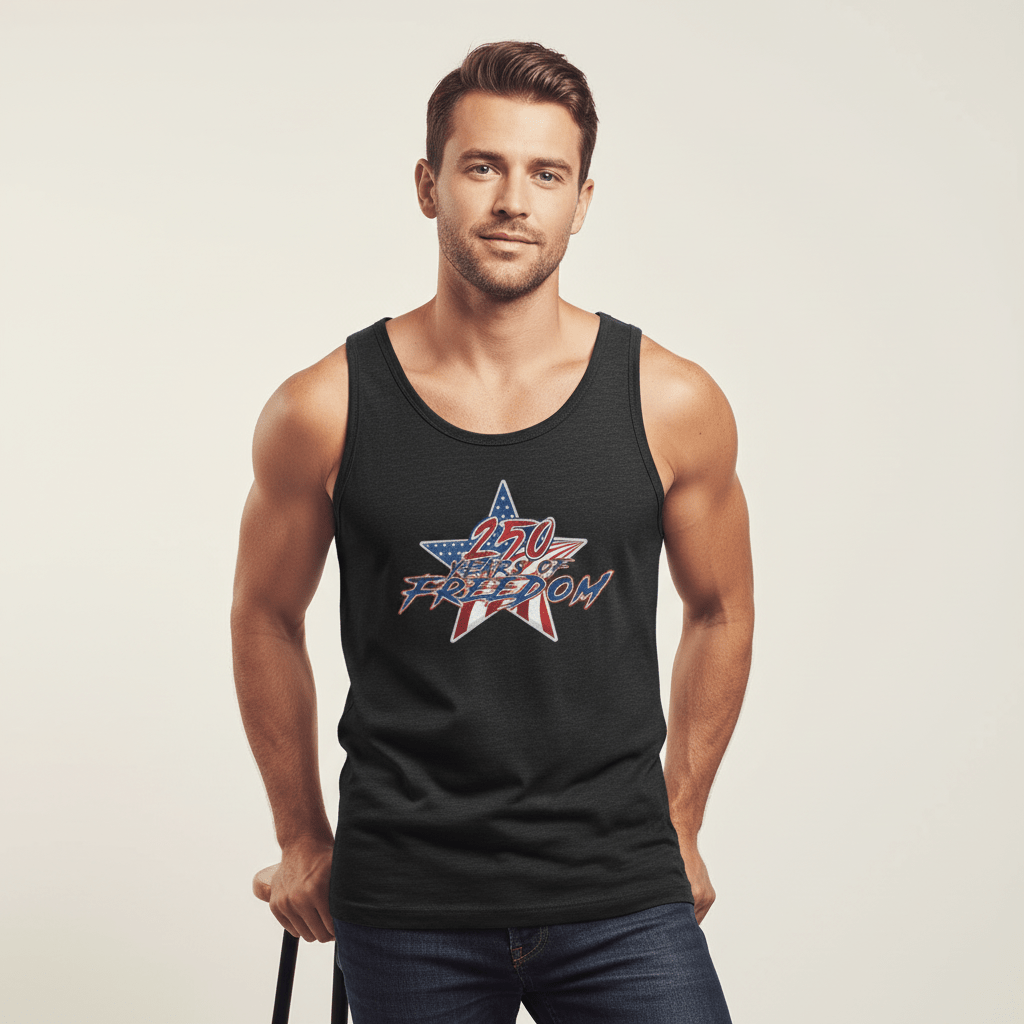 US Celebrates 250 Unisex Tank Top - STAR FREE - US Celebrates 250