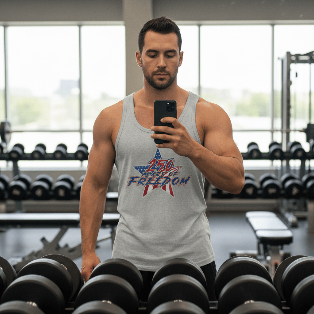 US Celebrates 250 Unisex Tank Top - STAR FREE - US Celebrates 250