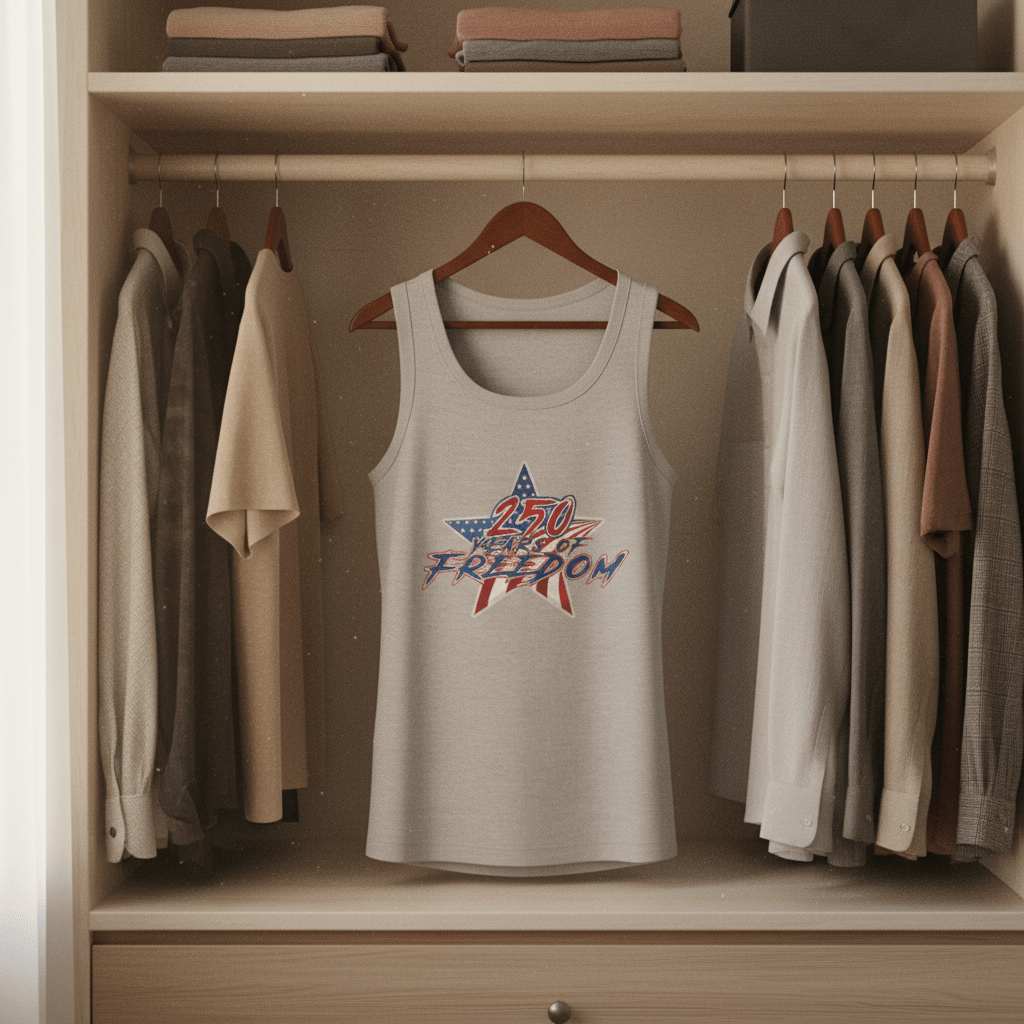 US Celebrates 250 Unisex Tank Top - STAR FREE - US Celebrates 250