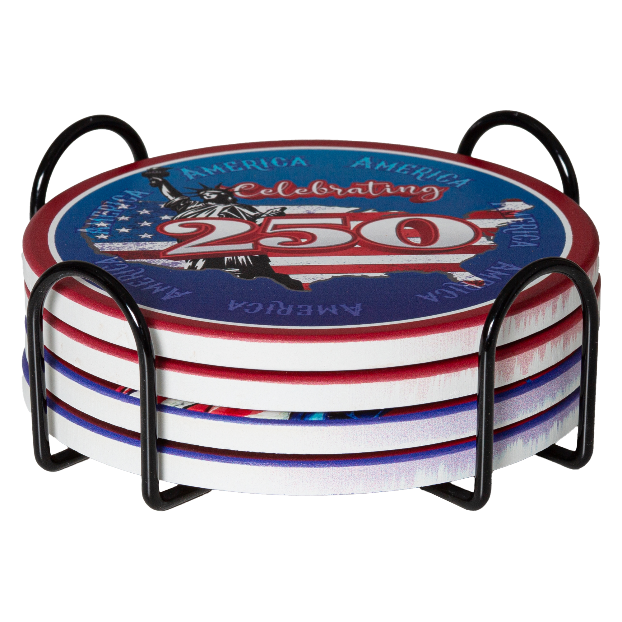 US Celebrates 250 Coaster Sets - LIBERTY Edition