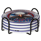 US Celebrates 250 Coaster Sets - EAGLE Edition
