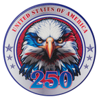 US Celebrates 250 Coaster Sets - EAGLE Edition