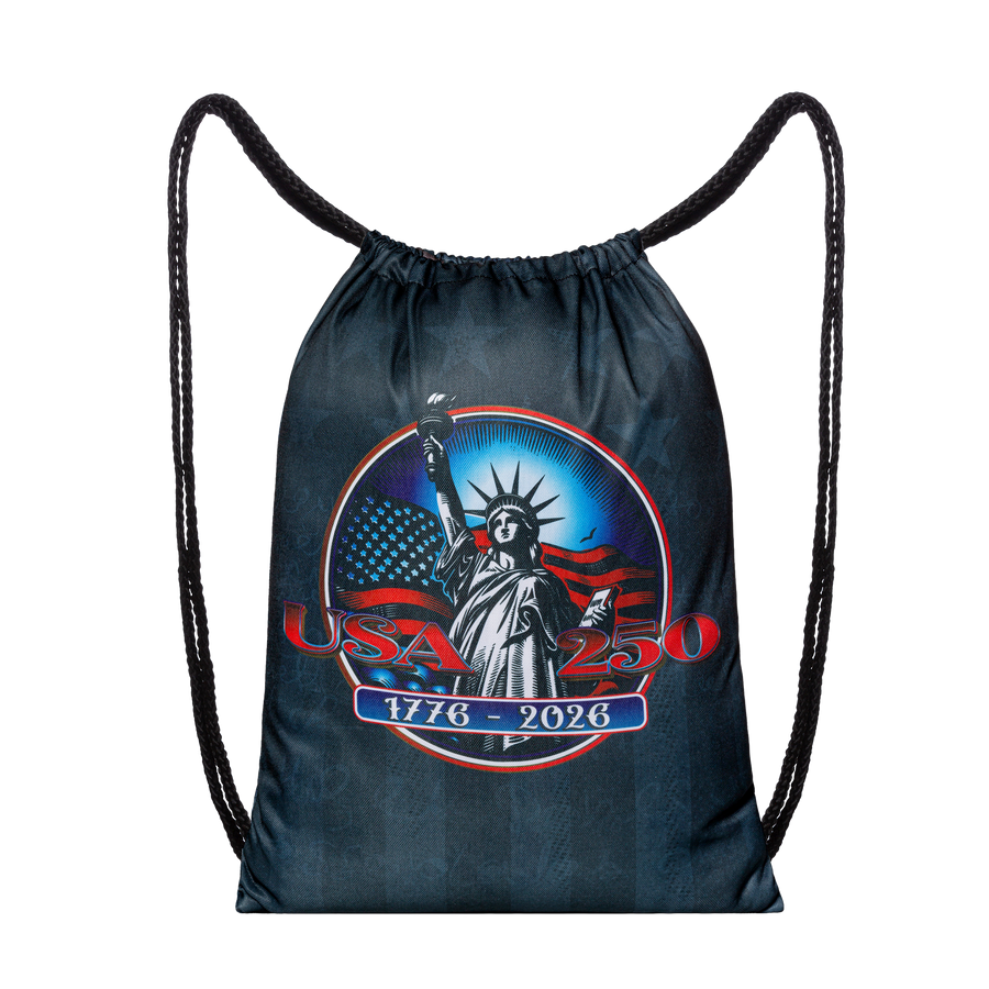 US Celebrates 250 Premium Drawstring Bags - LBRTSHLD Edition