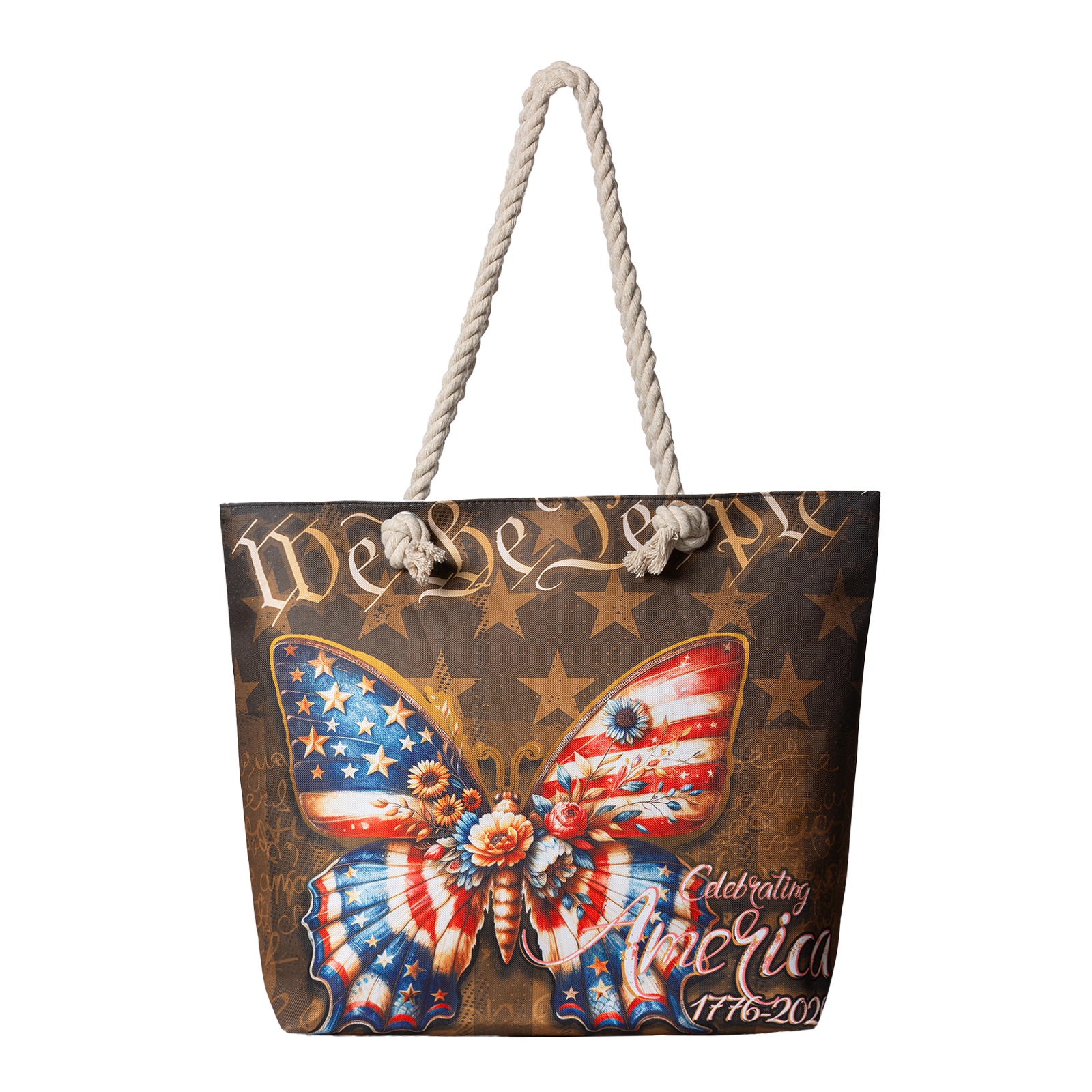 US Celebrates 250 Tote Bag - Butterfly USA Edition
